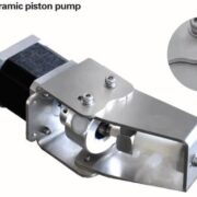 Valveless ceramic pistion pump