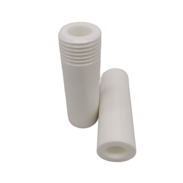 Heat Resistant Screw Zirconia Ceramic Tube 2
