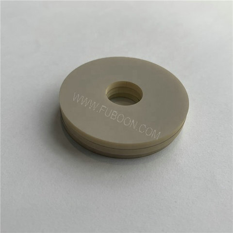 Precision machining Aln ceramic disc aluminum nitride washer (3)