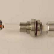 Vacuum coater electron gun high voltage ceramic sealing2